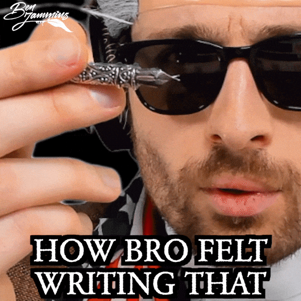 Everyone typing furiously in the comments