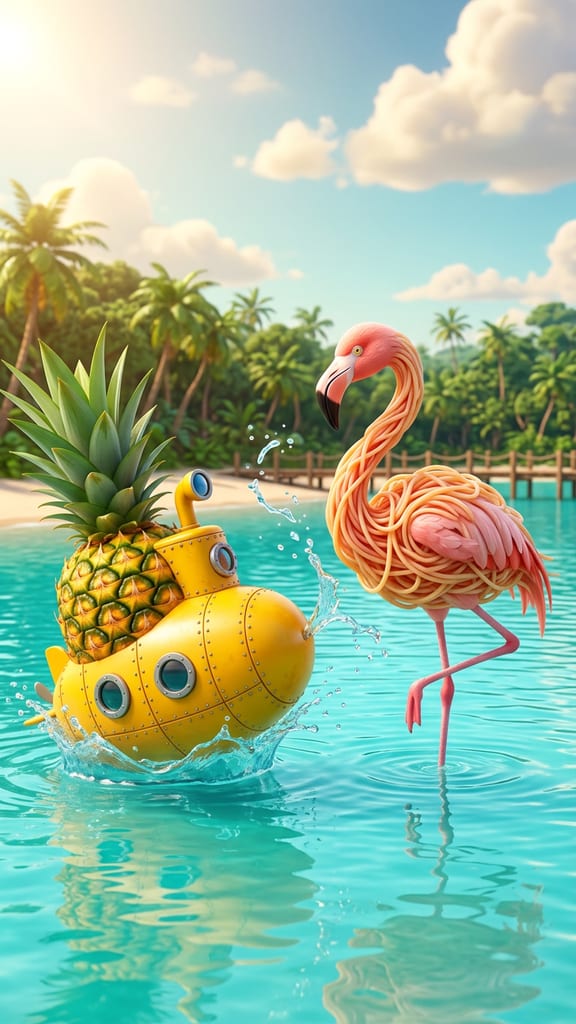 Ananassone Sommergibile vs Fenicotta Spaghettina