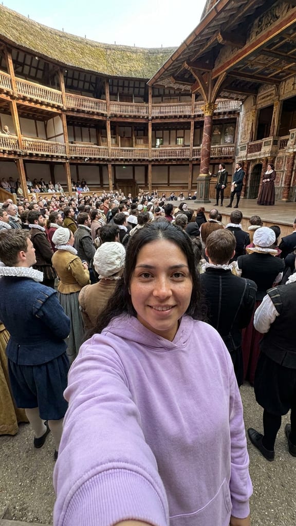 Opening week at the Globe, standing with the groundlings