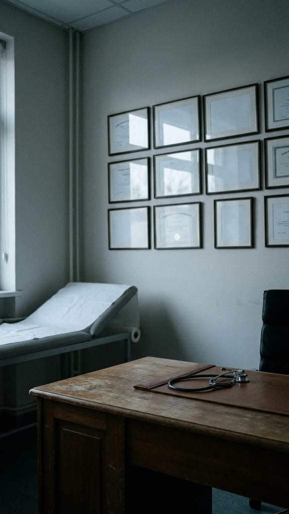 He practised medicine for nine years without a degree