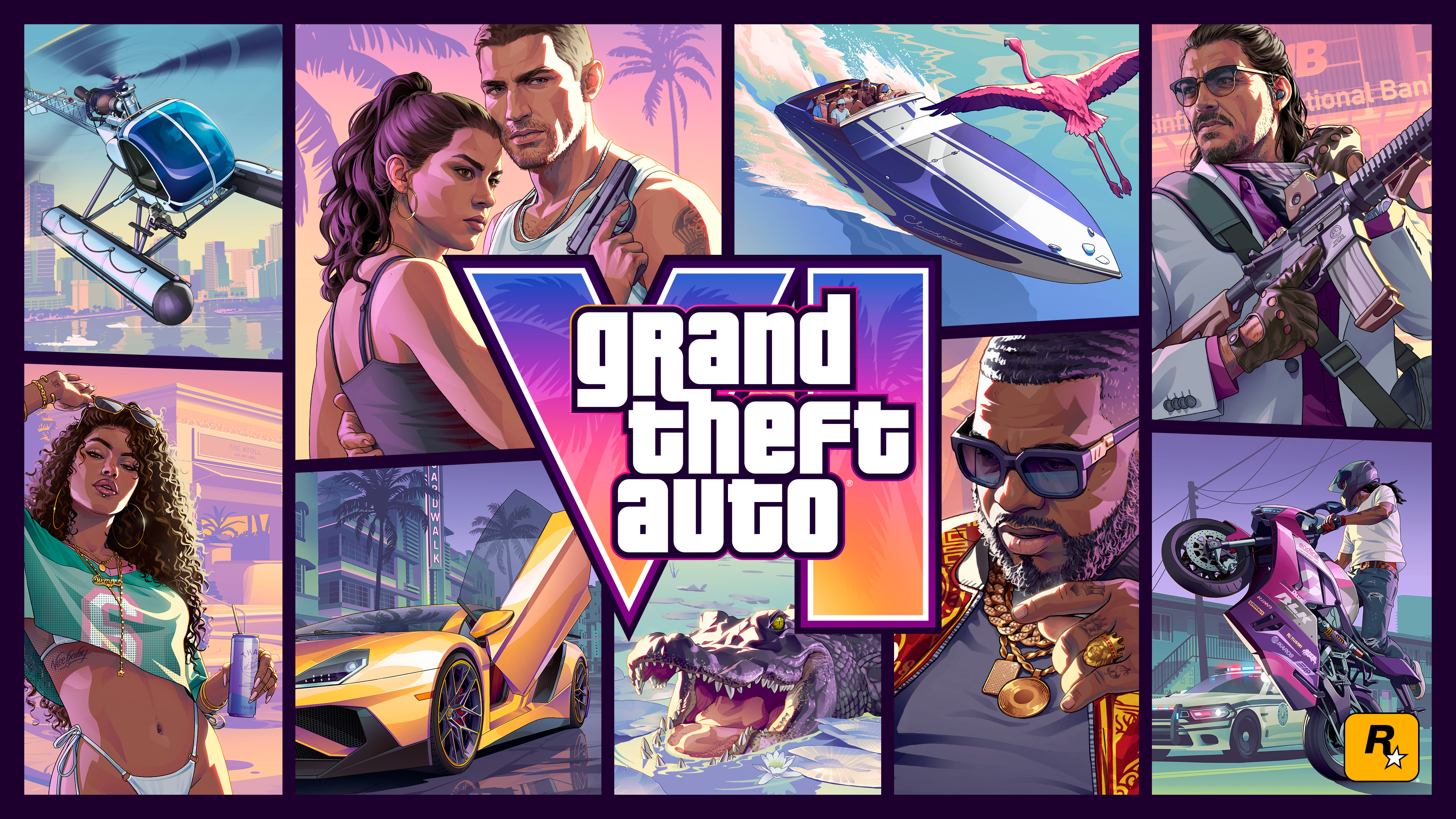 Grand Theft Auto VI official cover art